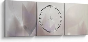 Kép - krókuszok (órával) (90x30 cm)