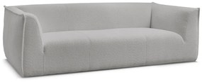 Világosszürke buklé kanapé 242 cm Giorgia – Bobochic Paris