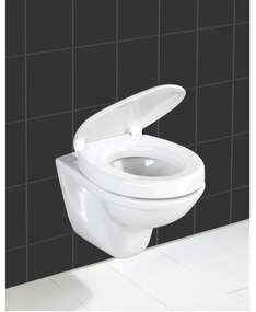 WENKO 21905100-SECURA WC-ülőke 37x44 cm fehér/szürke