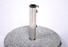 GARTHEN Napernyőtalp köralakú 40 kg gránit