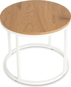 Asztal tölgy/fehér színben ANN