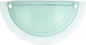Beltéri fali lámpa e27 60w fehér/üveg ufo