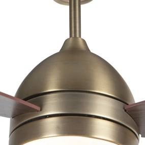Bronz mennyezeti ventilátor 96 cm-es távirányítóval - Rotar
