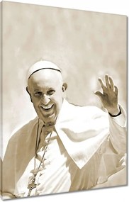 Vászonkép 60x80 Ferenc pápa
