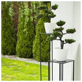 Virágállvány 100x24 cm fekete