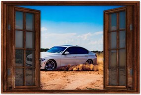 Poszterek 60x40 Bmw Drift a homokban