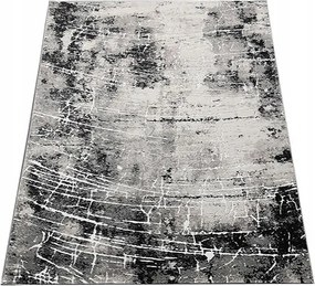 Szőnyeg 160x220 Modern Hálószoba Nappali Szürke Puha Sűrű Divatos Szőtt