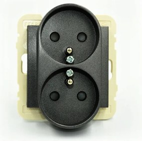 Efapel LOGUS90 Dupla Grafit Aljzat 90470 Kwis