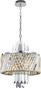 MILAGRO ML0408 MARGOT Kristály Függesztett Lámpa Króm E14 IP20