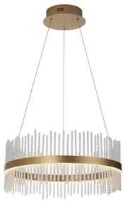 Endon 107671 - LED dimmelhető csillár zsinóron ADRIEL LED/41W/230V 3000K arany/átlátszó