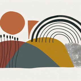 Poszter 100x100cm Napsütötte sarok