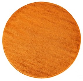 Kerek narancs szőnyeg Szélesség: 120 cm | Hossz: 120 cm