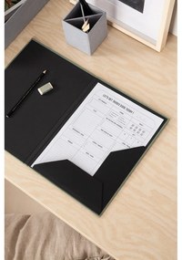 Zöld karton rendszerező Paulina Canvas Paper Laminate A5 – Bigso