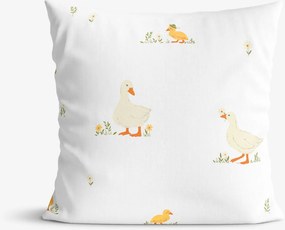 Goldea pamut párnahuzat - kacsák 50 x 50 cm