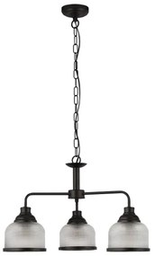 Searchlight 1683-3BK - Csillár láncon BISTRO 3xE27/60W/230V fekete