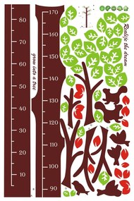 Magasságmérős gyerek matrica ajtóra-falra 60x190 cm Dreaming Tree – Ambiance