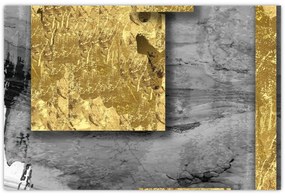 Kép - Arany négyzetek N⁰2 (90x60 cm)