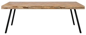 Teakfa étkezőasztal 100x220 cm Suri – White Label