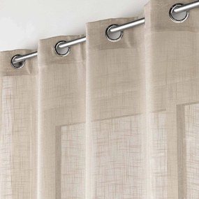 Barna átlátszó függöny 140x280 cm Haltona – douceur d'intérieur