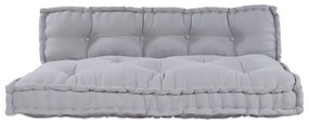 Pallet Sofa Párna 2 pcs Szürke szövet