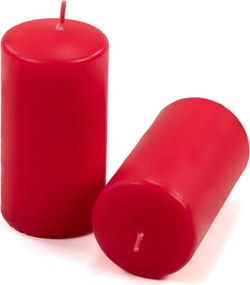 Gyertya készlet 11,5 cm Ø 6 cm 18 db piros