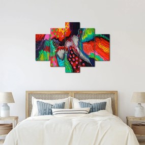 Absztrakt kép - színek (150x105 cm)