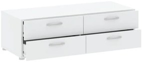 BASIC Komód Fehér Színben 110 cm 4S