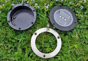 GARTHEN Kerti napelemes világítás 3 LED 4 db