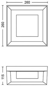 Philips 17438/30/P7 - LED RGB Kültéri lámpa Hue ECONIC LED/15W/230V IP44