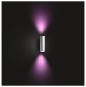 Philips 17463/47/P7 - LED RGBW Kültéri lámpa Hue APPEAR 2xLED/8W/230V IP44
