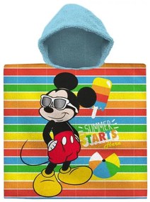 Disney Mickey Summer strand törölköző poncsó 60x120 cm