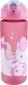 Hello Kitty Unicorn műanyag matt szívószálas kulacs 600 ml