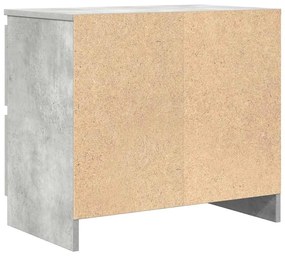 betonszürke szerelt fa TV-szekrény 60x35x54 cm