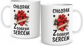 Bögre Fiú Nap Jó Szívvel Valentin nap