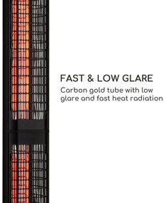 Heat Guru 3000, sugárzó fűtőtest, 3000 W, IP54, kültéri használatra, távirányító
