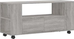 vidaXL szürke sonoma színű szerelt fa TV-szekrény 102x34,5x43 cm
