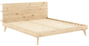 Borovi fenyő franciaágy ágyráccsal 180x200 cm Retreat – Karup Design