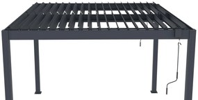 Bioklimatikus pergola G21 Austin 3x3 m, antracit alumínium - sérült csomagolás