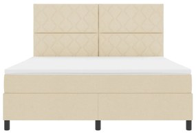 Boxspring ágy matraccal bézs szövet