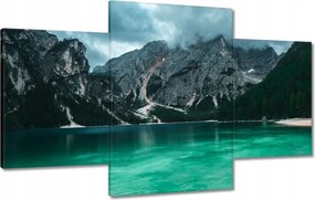 Vászonkép 100x60 Hegyi tó Tájkép