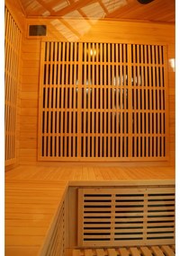 Sauna DeLuxe 4005 Carbon, világosbarna