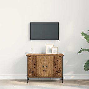 Régi Fa TV Állvány Régi fa Fa 60 x 35 x 45 cm Tartós TV Állvány