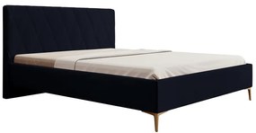 Franciaágy 180 cm Tikka 180 (tengerszkék + arany). 1099407