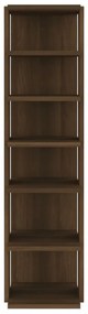 2 db barna tölgy színű szerelt fa cipőtartó 27,5 x 27 x 102 cm