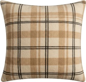 Mikroplüss párnahuzat PLAID 45x45 cm, krémszínű
