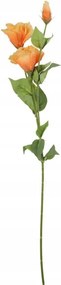 Mesterséges Virág Ág Eustomy Narancssárga Levél Töltő Sírra 72cm