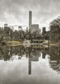 Poszter 50x70cm Alsó-Manhattan panoráma a Central Parkból 2, Assaf Frank
