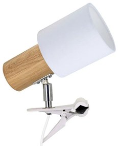 Spot-Light 2236174WK - TREEHOUSE klipszes lámpa 1xE27/25W/230V