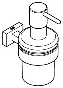 GROHE 40756001 - ESSENTIALS CUBE folyékony szappanadagoló, 160 ml, fényes króm
