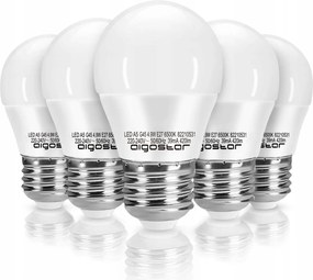 5x Led izzó E27 Aigostar 4,9W=37W 420lm 6500K Hideg
